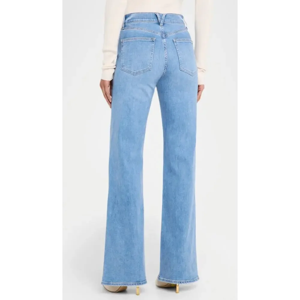Veronica Beard Crosbie Wide Leg High Rise Ladies Jeans Size 25